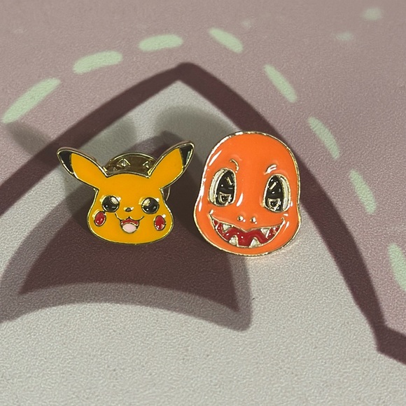 Pokémon Pikachu & Charmander Pin - Picture 2 of 5